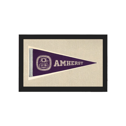Vintage Amherst College Pennant | Americana Memories | vintageantiquesgifts.com