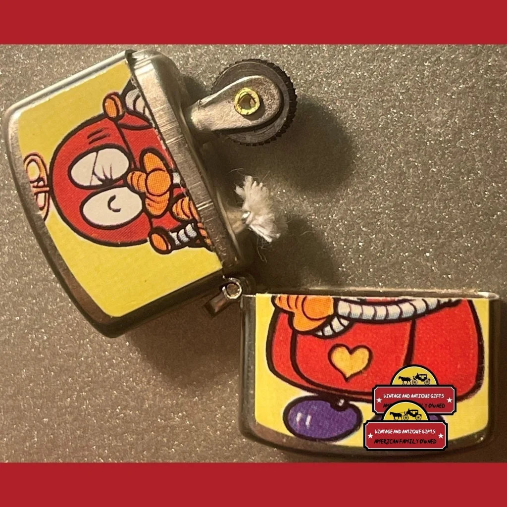 Vintage Anime Ganbare!! Robocon Lighter 1970s Absolutely Adorable! Advertisements Rare Ganbare - A Must-have for Fans!