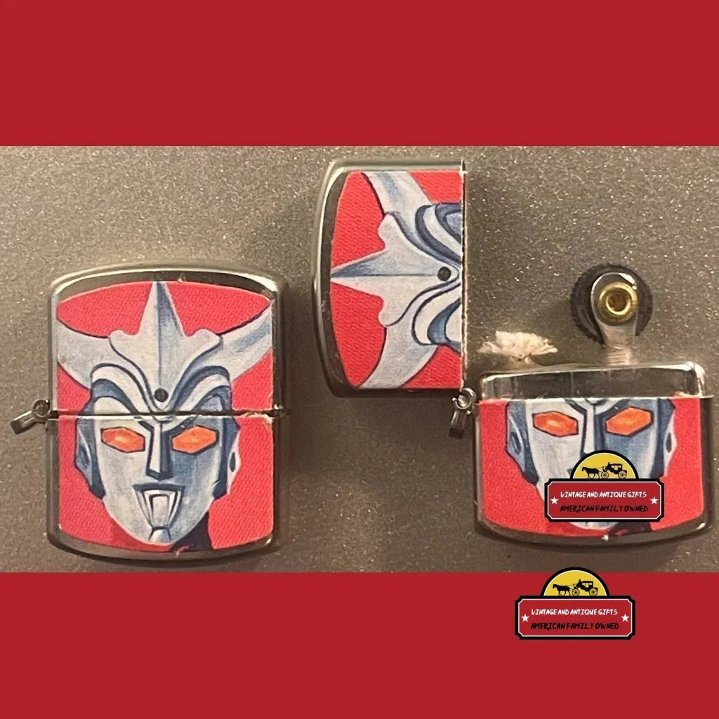 Vintage Anime Ultraman Leo Gen Ootori Lighter 1970s Very Collectible! Advertisements Ultra-rare Lighter: A Must-Have