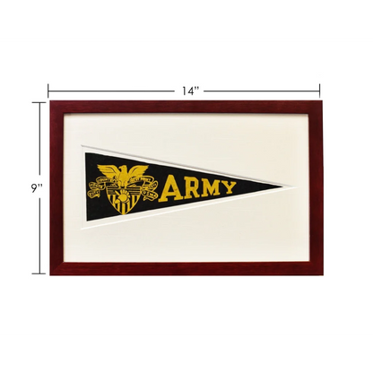 Vintage Army Hormel Pennant | Rare Vintage Wool Felt Pennant Flag | vintageantiquesgifts.com