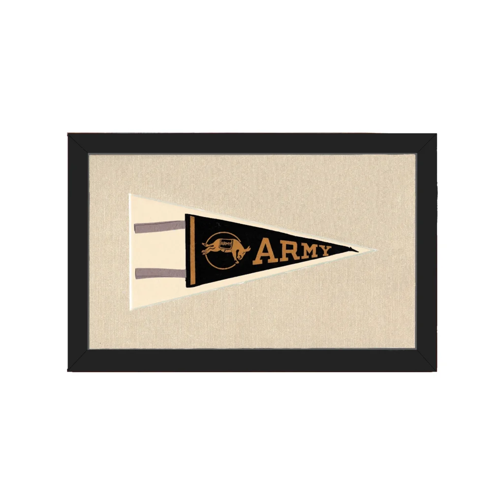 Vintage Army Pennant | Americana Memories | vintageantiquesgifts.com