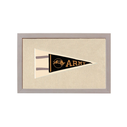 Vintage Army Pennant | Rare Vintage Wool Felt Pennant Flag | vintageantiquesgifts.com