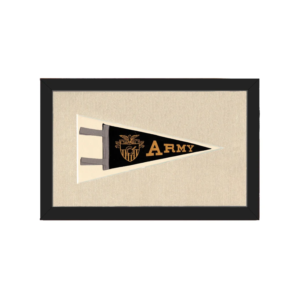 Vintage Army Pennant | Americana Memories | vintageantiquesgifts.com