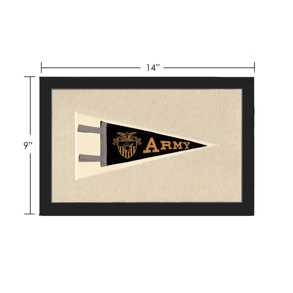 Vintage Army Pennant | Vintage Collectible Sports Pennant | vintageantiquesgifts.com