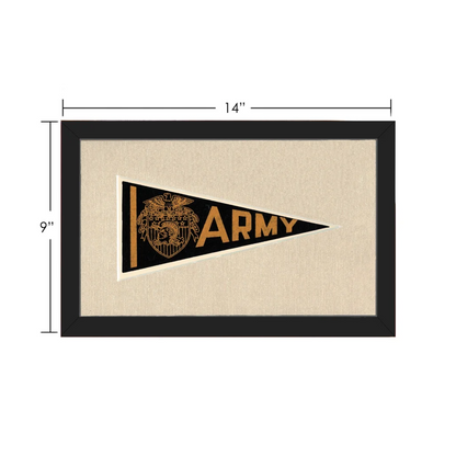 Vintage Army Pennant | Vintage Collectible Sports Pennant | vintageantiquesgifts.com