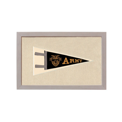 Vintage Army Pennant | Rare Vintage Wool Felt Pennant Flag | vintageantiquesgifts.com
