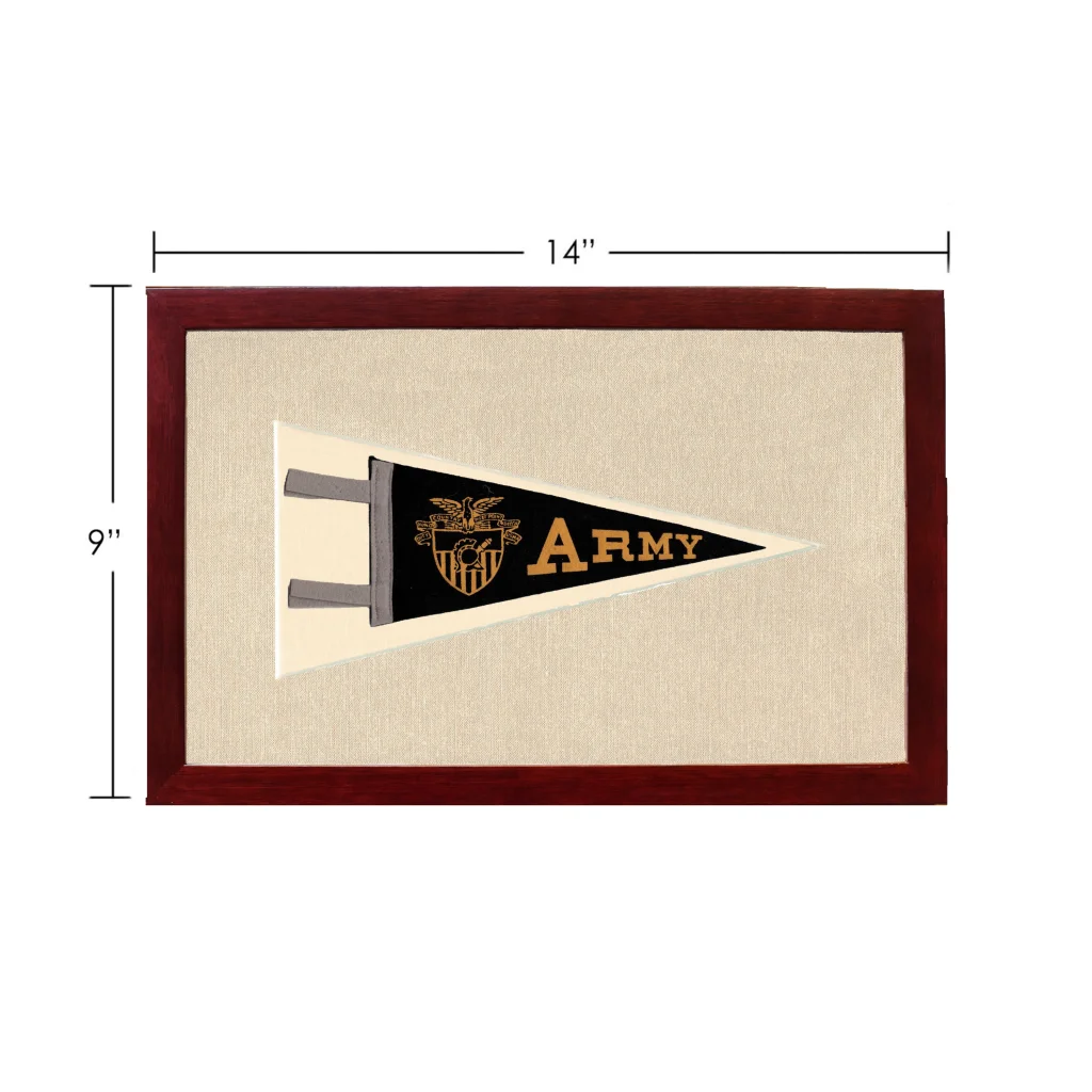 Vintage Army Pennant | Vintage Americana Sports Memorabilia | vintageantiquesgifts.com