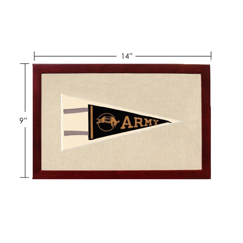 Vintage Army Pennant | Vintage Americana Sports Memorabilia | vintageantiquesgifts.com