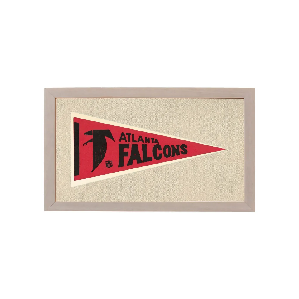 Vintage Atlanta Falcons Pennant | Vintage Americana Sports Memorabilia | vintageantiquesgifts.com