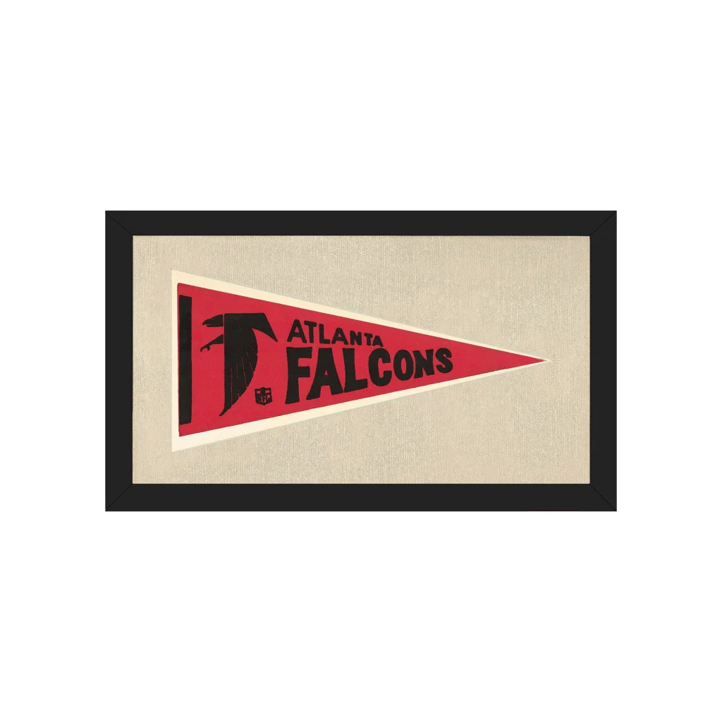 Vintage Atlanta Falcons Pennant | Americana Memories | vintageantiquesgifts.com