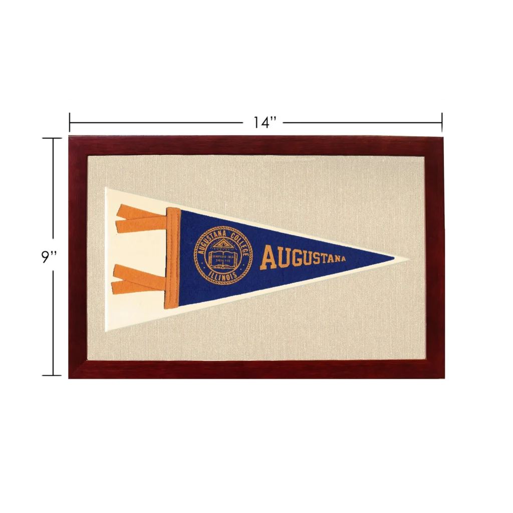 Vintage Augustana College Pennant | Vintage Americana Sports Memorabilia | vintageantiquesgifts.com