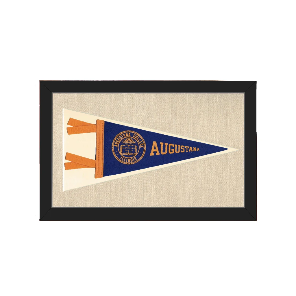 Vintage Augustana College Pennant | Americana Memories | vintageantiquesgifts.com