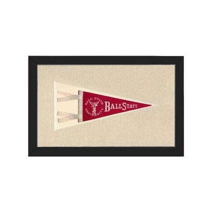 Vintage Ball State University Pennant | Americana Memories | vintageantiquesgifts.com