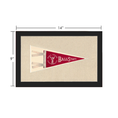 Vintage Ball State University Pennant | Vintage Collectible Sports Pennant | vintageantiquesgifts.com
