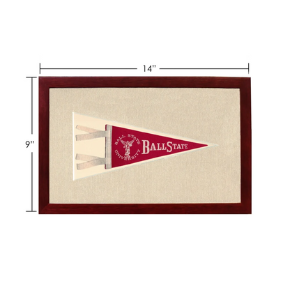 Vintage Ball State University Pennant | Vintage Americana Sports Memorabilia | vintageantiquesgifts.com
