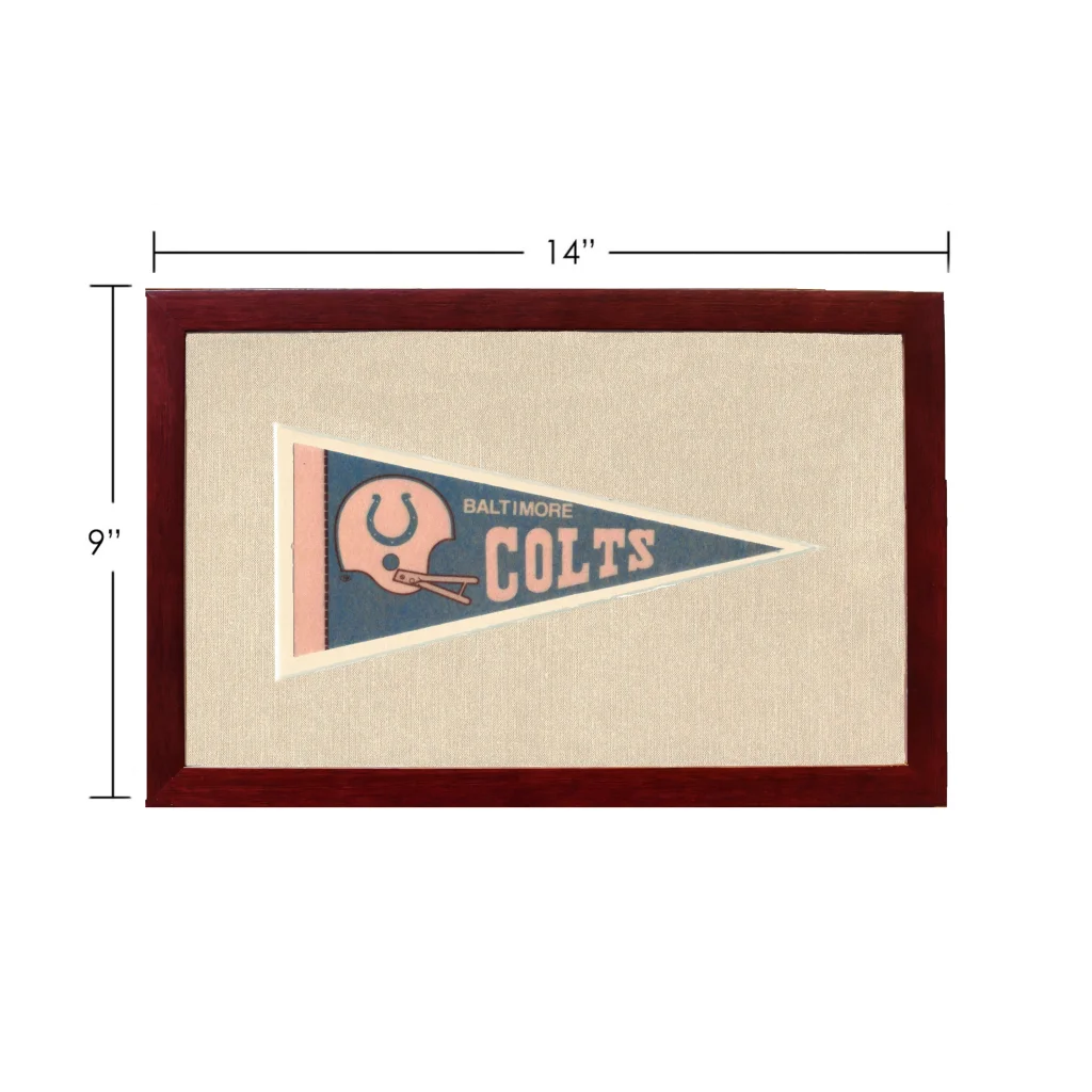 Vintage Baltimore Colts Pennant | Vintage Americana Sports Memorabilia | vintageantiquesgifts.com