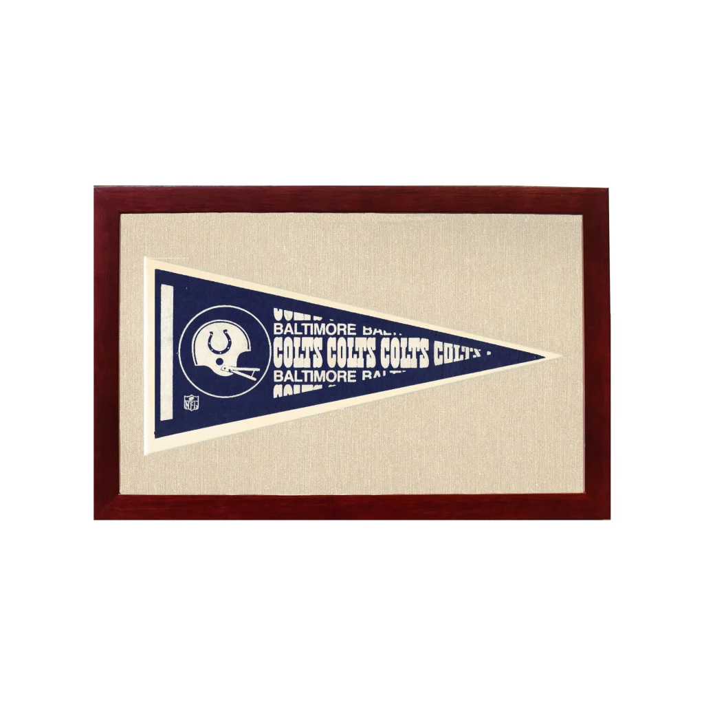 Vintage Baltimore Colts Pennant | Vintage Collectible Sports Pennant | vintageantiquesgifts.com