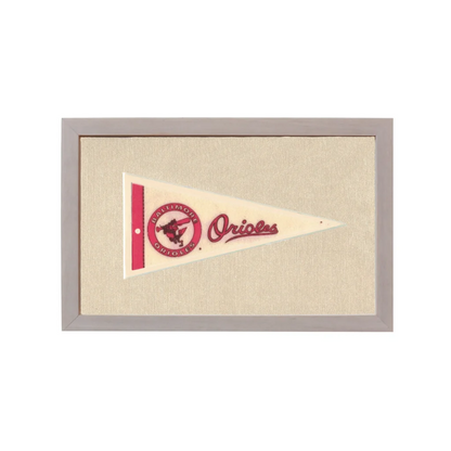Vintage Baltimore Orioles Pennant | Rare Vintage Wool Felt Pennant Flag | vintageantiquesgifts.com