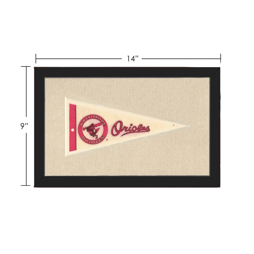 Vintage Baltimore Orioles Pennant | Vintage Collectible Sports Pennant | vintageantiquesgifts.com