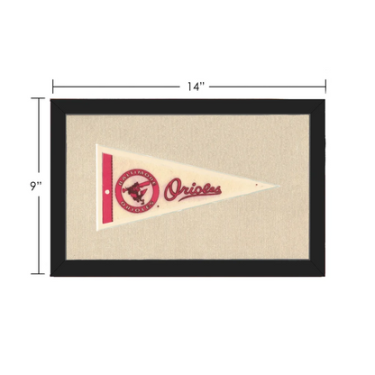 Vintage Baltimore Orioles Pennant | Vintage Collectible Sports Pennant | vintageantiquesgifts.com