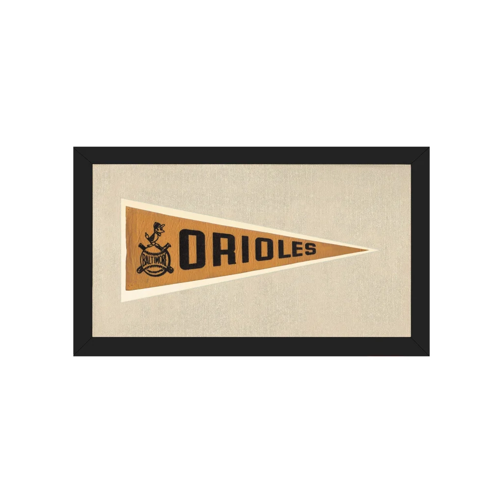 Vintage Baltimore Orioles Pennant | Americana Memories | vintageantiquesgifts.com