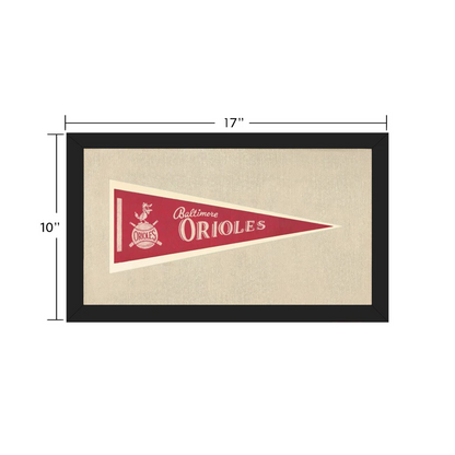 Vintage Baltimore Orioles Pennant | Vintage Collectible Sports Pennant | vintageantiquesgifts.com