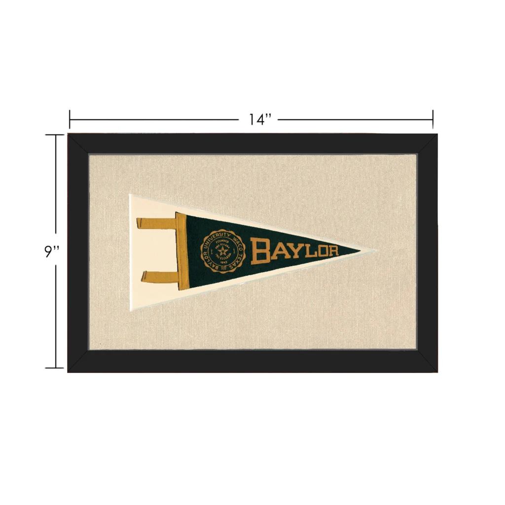 Vintage Baylor University Pennant | Vintage Collectible Sports Pennant | vintageantiquesgifts.com