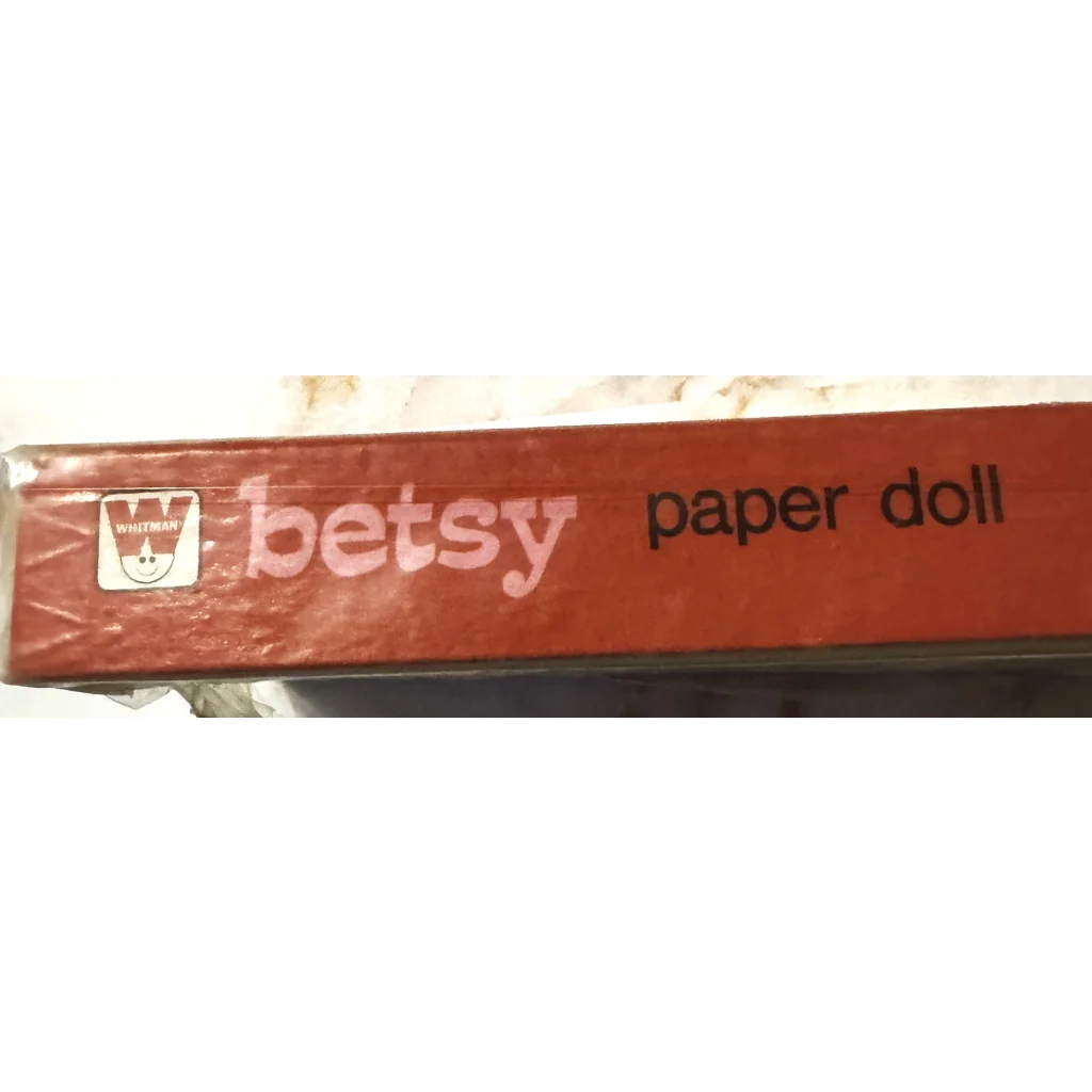 Sealed Betsy brand paper doll toy package in Vintage Betsy Paper Doll Set