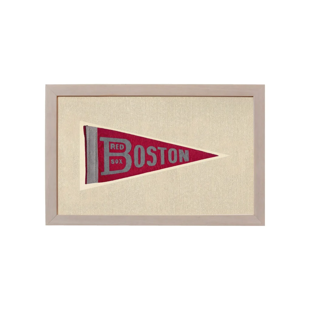 Vintage Boston Red Sox Pennant | Vintage Americana Sports Memorabilia | vintageantiquesgifts.com