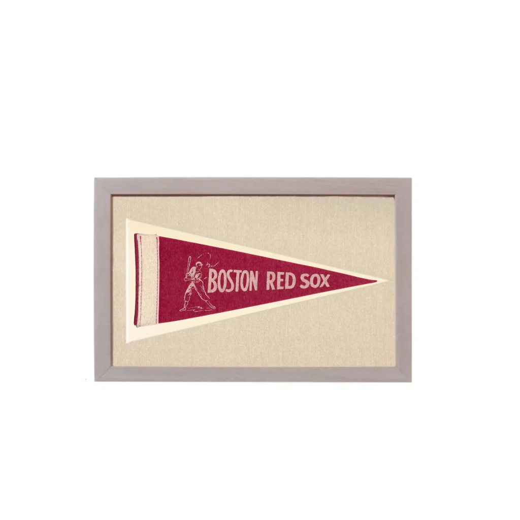 Vintage Boston Red Sox Pennant | Vintage Americana Sports Memorabilia | vintageantiquesgifts.com