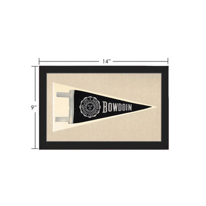 Vintage Bowdoin College Pennant | Vintage Collectible Sports Pennant | vintageantiquesgifts.com