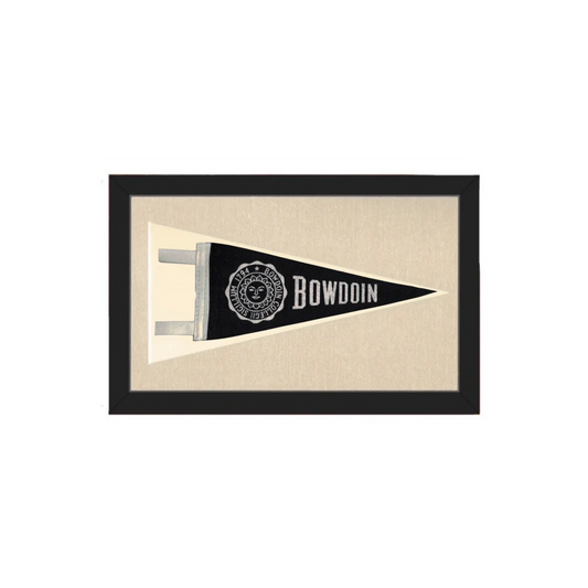 Vintage Bowdoin College Pennant | Americana Memories | vintageantiquesgifts.com