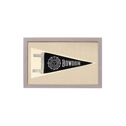 Vintage Bowdoin College Pennant | Vintage Americana Sports Memorabilia | vintageantiquesgifts.com