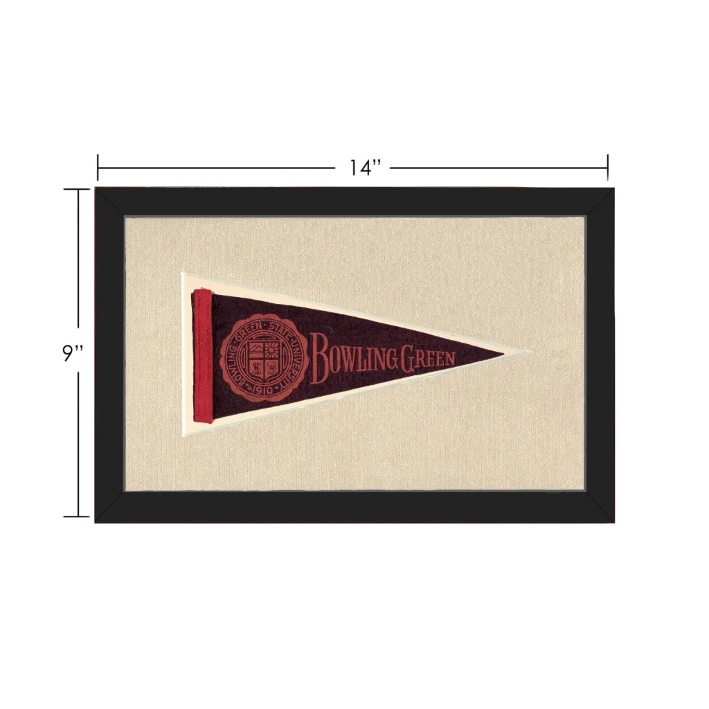 Vintage Bowling Green State University Pennant | Vintage Collectible Sports Pennant | vintageantiquesgifts.com