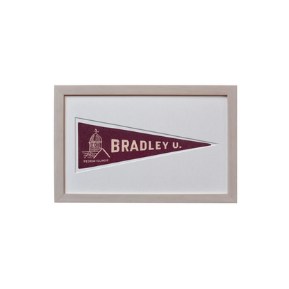 Vintage Bradley University Hormel Pennant | Vintage Americana Sports Memorabilia | vintageantiquesgifts.com