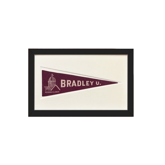 Vintage Bradley University Hormel Pennant | Americana Memories | vintageantiquesgifts.com