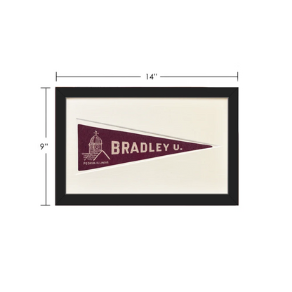 Vintage Bradley University Hormel Pennant | Vintage Collectible Sports Pennant | vintageantiquesgifts.com