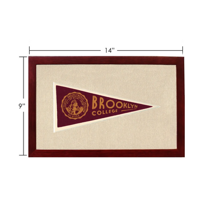 Vintage Brooklyn College Pennant | Vintage Americana Sports Memorabilia | vintageantiquesgifts.com