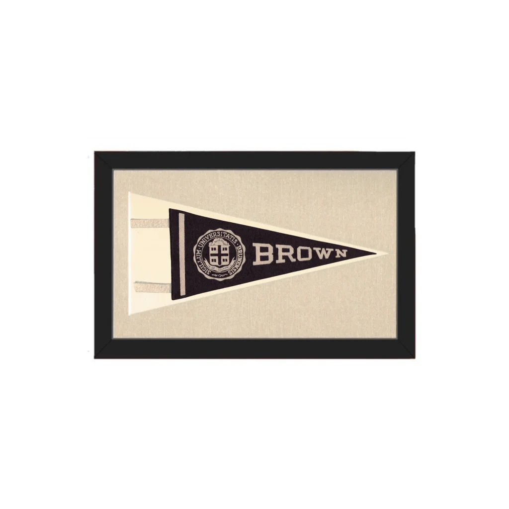 Vintage Brown University Pennant | Americana Memories | vintageantiquesgifts.com