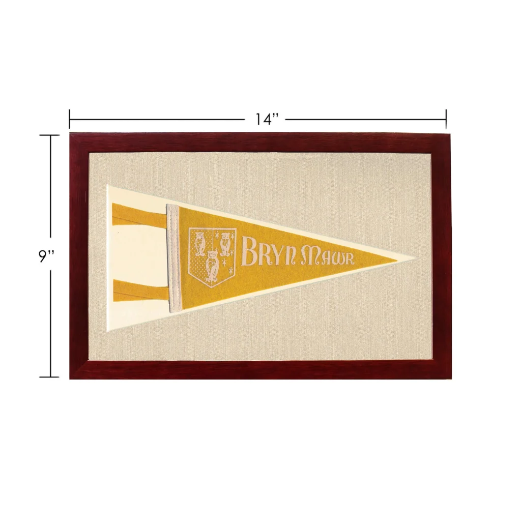 Vintage Bryn Mawr College Pennant | Vintage Americana Sports Memorabilia | vintageantiquesgifts.com