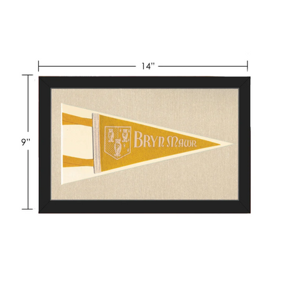 Vintage Bryn Mawr College Pennant | Vintage Collectible Sports Pennant | vintageantiquesgifts.com