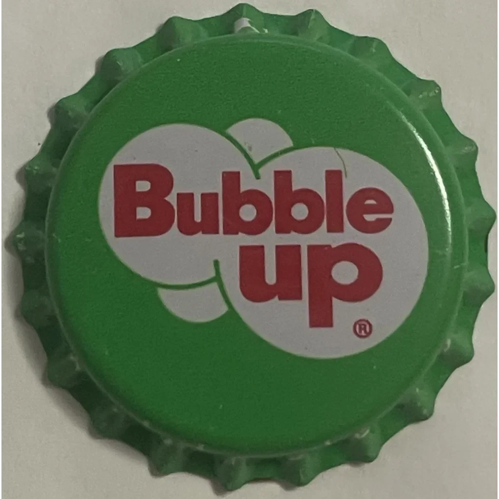 Vintage Bubble Up Bottle Cap Jasper IN Amazing Americana! Collectibles Cap: Neon-Splashed Americana Bliss!