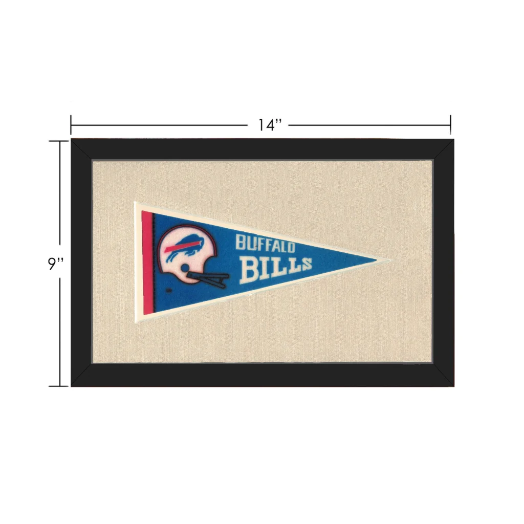 Vintage Buffalo Bills Pennant | Vintage Collectible Sports Pennant | vintageantiquesgifts.com