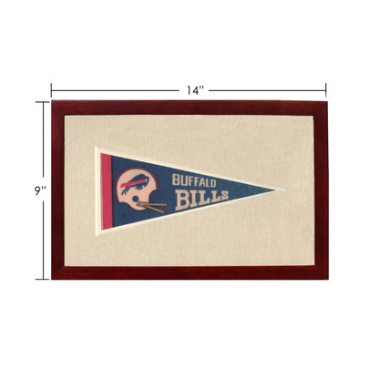 Vintage Buffalo Bills Pennant | Vintage Americana Sports Memorabilia | vintageantiquesgifts.com