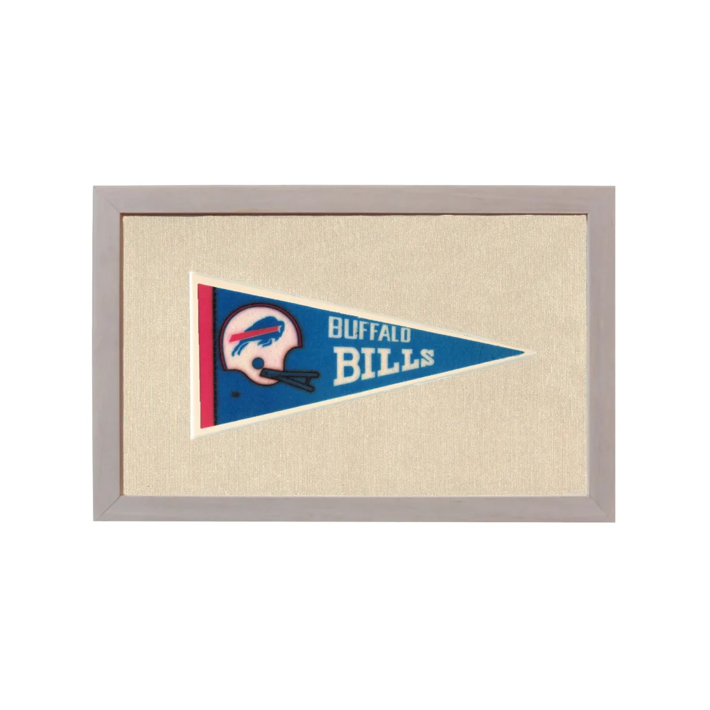Vintage Buffalo Bills Pennant | Rare Vintage Wool Felt Pennant Flag | vintageantiquesgifts.com