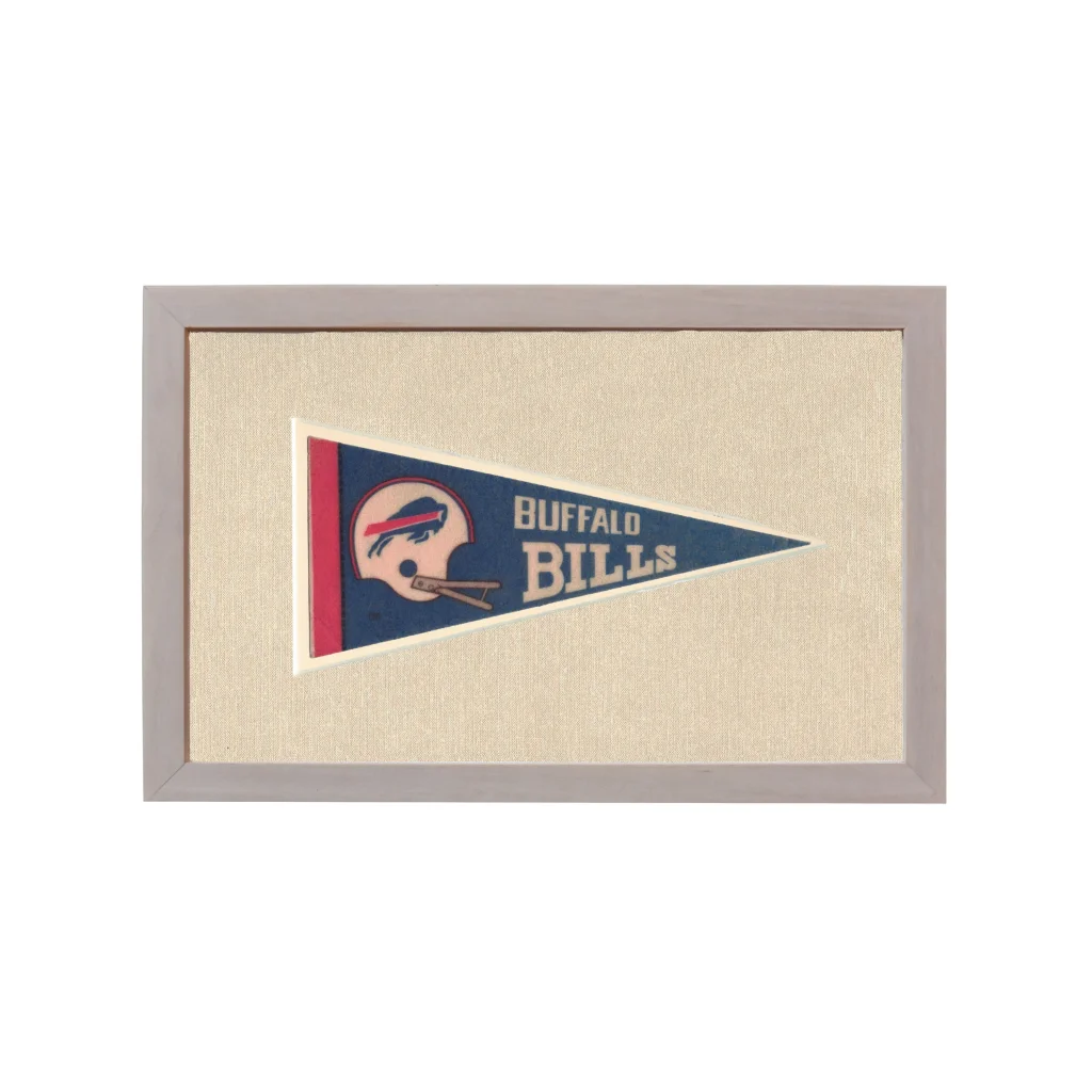 Vintage Buffalo Bills Pennant | Rare Vintage Wool Felt Pennant Flag | vintageantiquesgifts.com