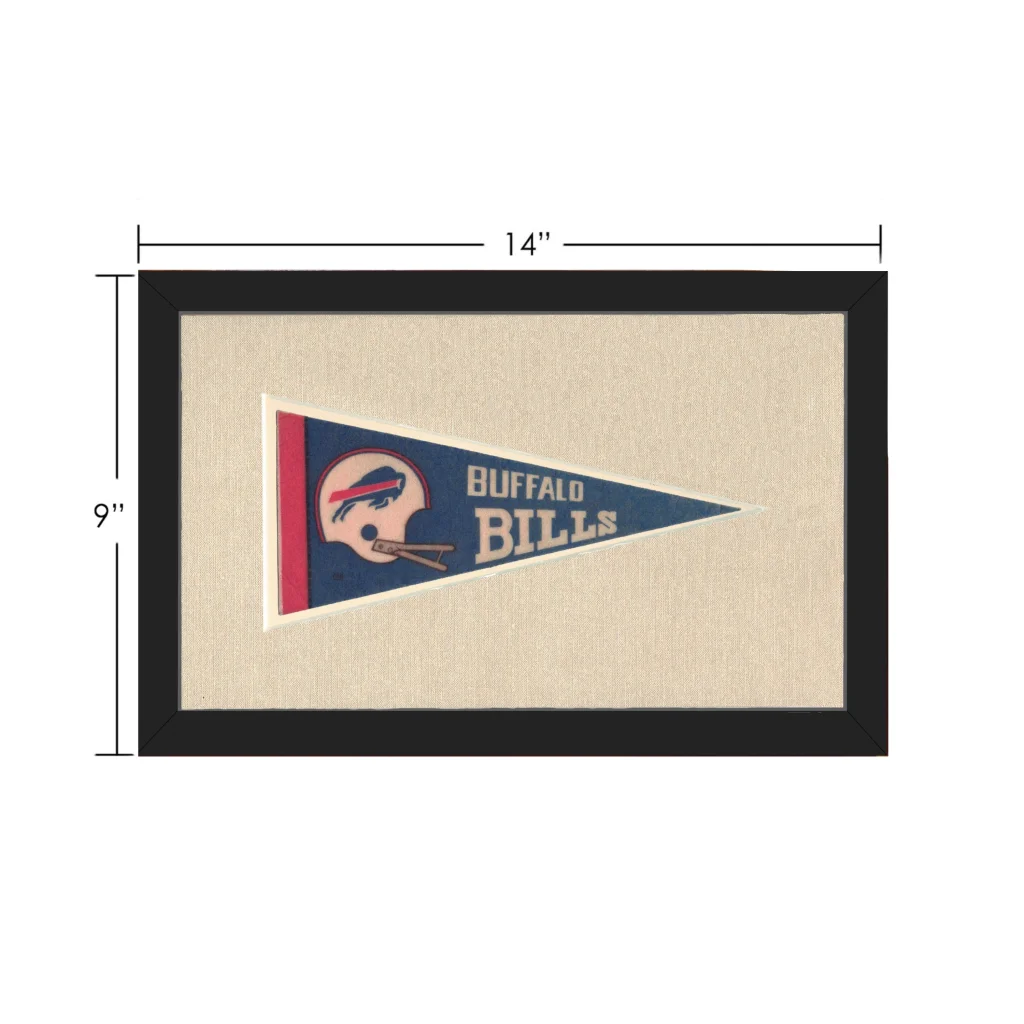 Vintage Buffalo Bills Pennant | Vintage Collectible Sports Pennant | vintageantiquesgifts.com