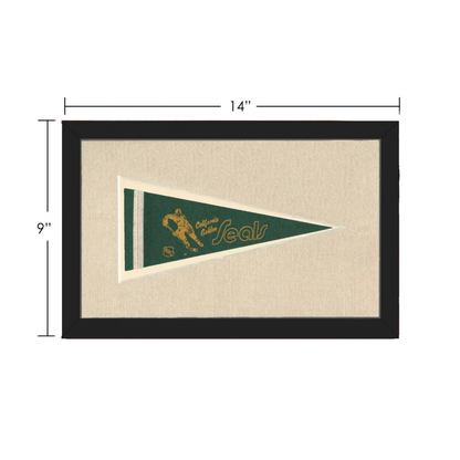Vintage California Golden Seals Pennant | Vintage Collectible Sports Pennant | vintageantiquesgifts.com