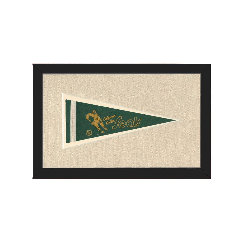 Vintage California Golden Seals Pennant | Americana Memories | vintageantiquesgifts.com