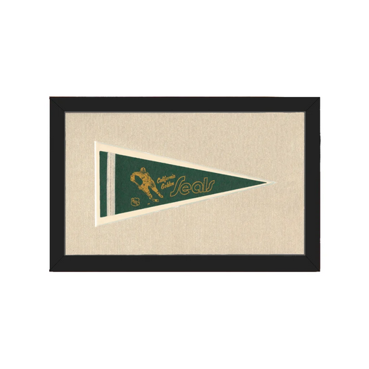 Vintage California Golden Seals Pennant | Americana Memories | vintageantiquesgifts.com
